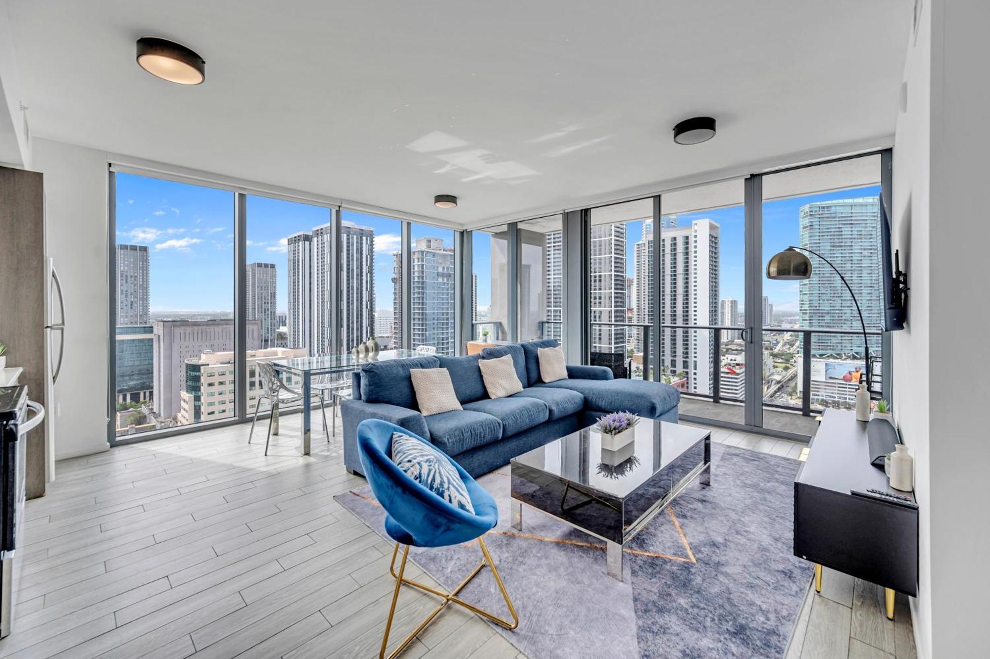 Great 3 Beds 3 Baths Appartment Downtown Miami Kültér fotó