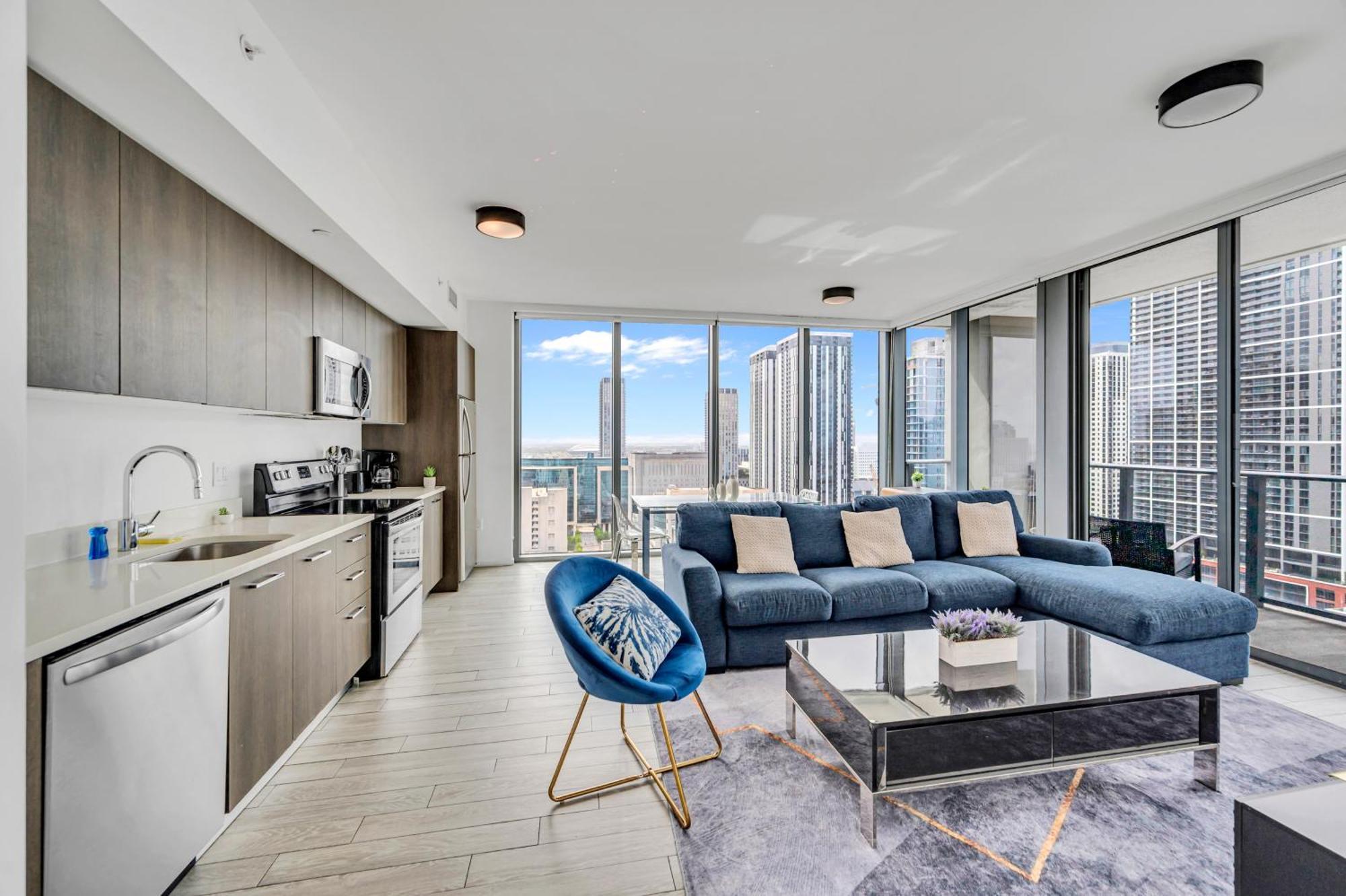 Great 3 Beds 3 Baths Appartment Downtown Miami Kültér fotó